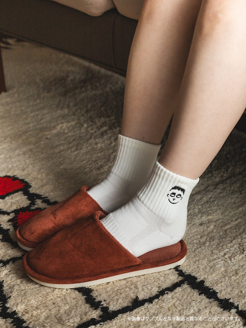 【受注生産品・12月下旬お届け】武田砂鉄 ラジオマガジン 刺繍ソックス ３足セット