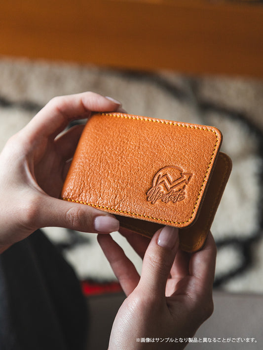 【受注生産品・12月下旬お届け】長野智子 アップデート - ジビエレザー二つ折りパスケース