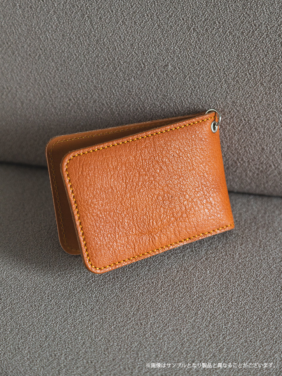 【受注生産品・12月下旬お届け】長野智子 アップデート - ジビエレザー二つ折りパスケース